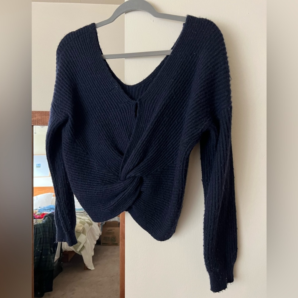 Anthro crop sweater